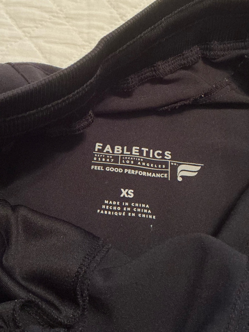 Fabletics High-Rise On Call Scrub Jogger, XS Black - Picture 2 of 10
